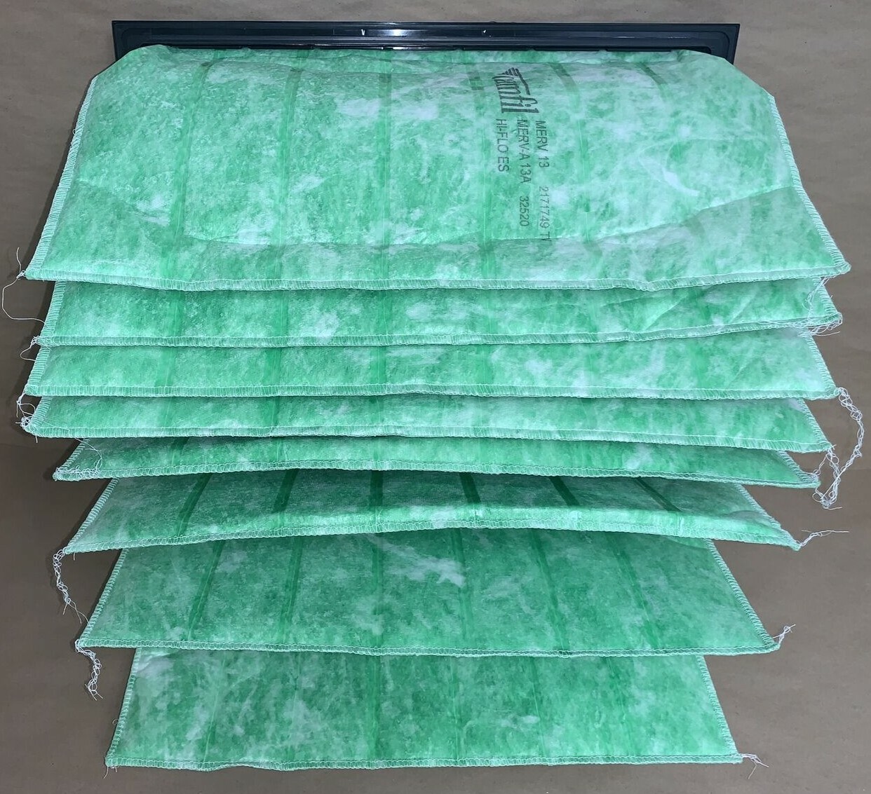 Camfil HI-FLO ES 8PKT 20X20X12 MERV 13 BAG FILTER P/N 405618D12 ~ QUANTITY OF 2