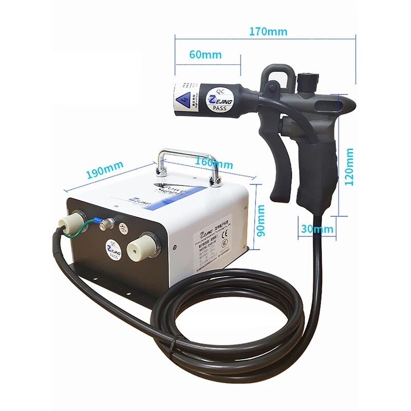 ST-302D Ion Blower Industrial Ionizing Air Gun Electrostatic Eliminator 10KV