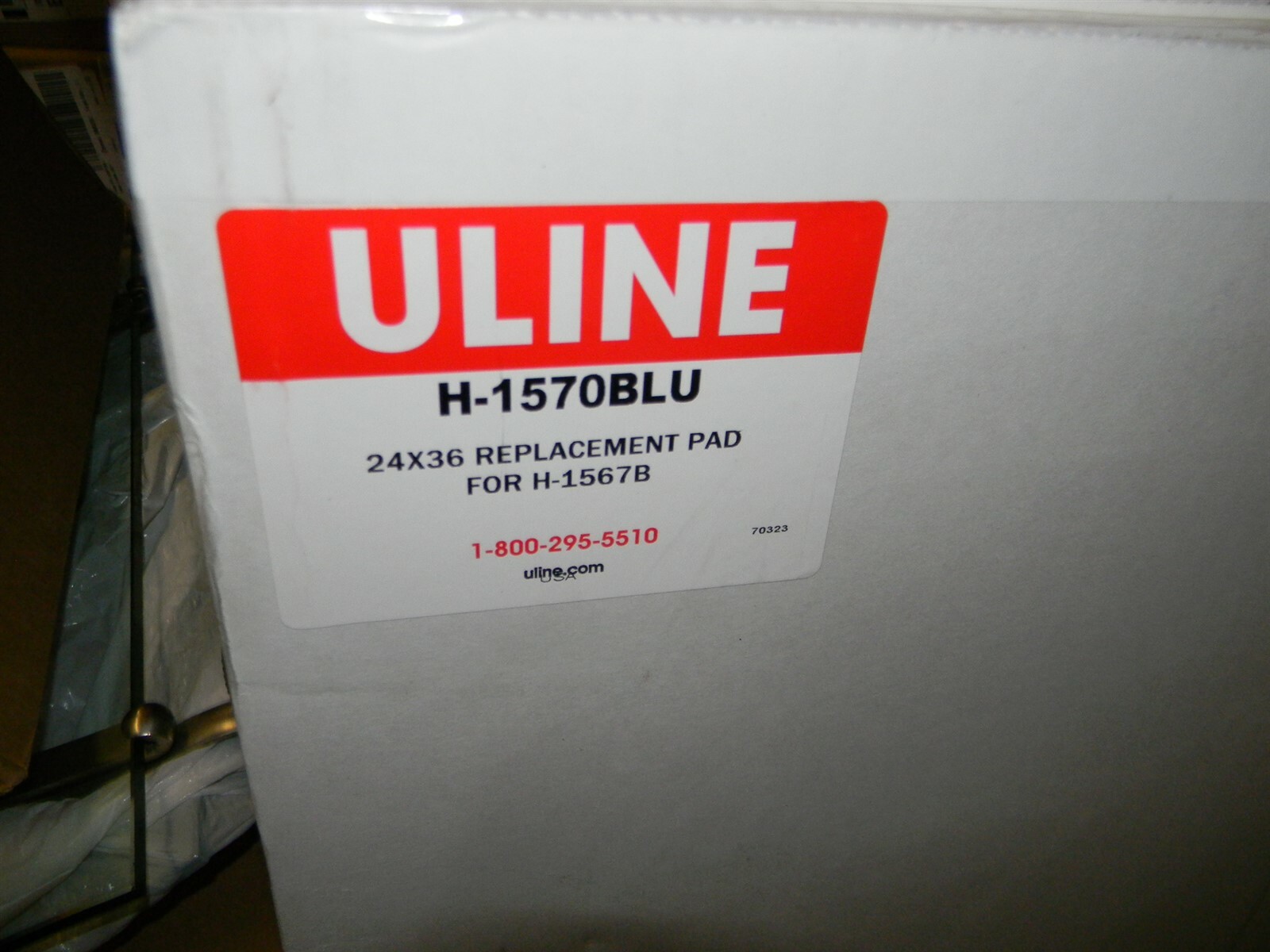 ULine Clean Mat Replacement Pad – 24 x 36″, Blue, 60 Sheets, H-1570BLU