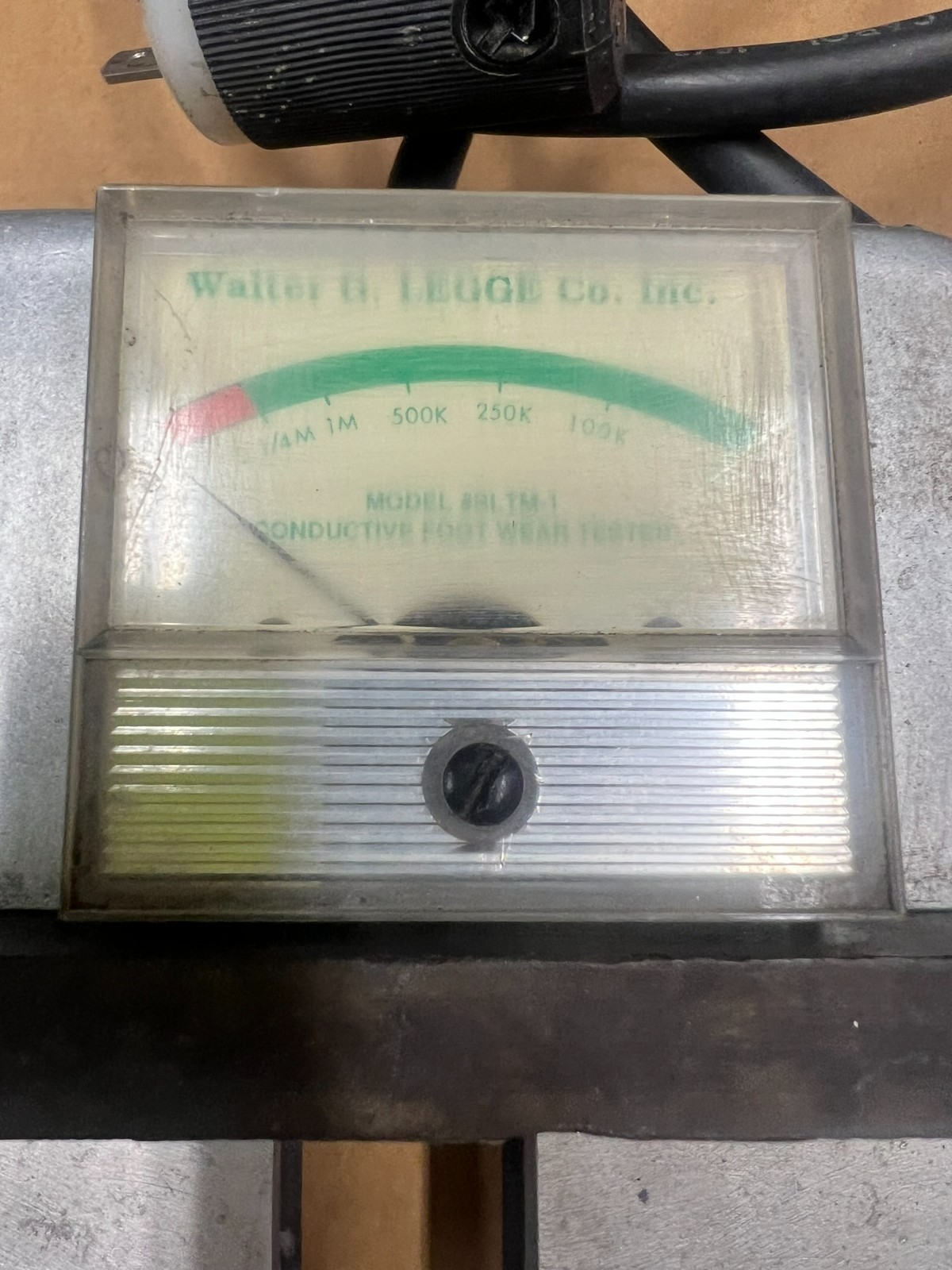 Walter G. Legge SLTM-1 Conductive Footwear Tester – Static Control ESD Tester