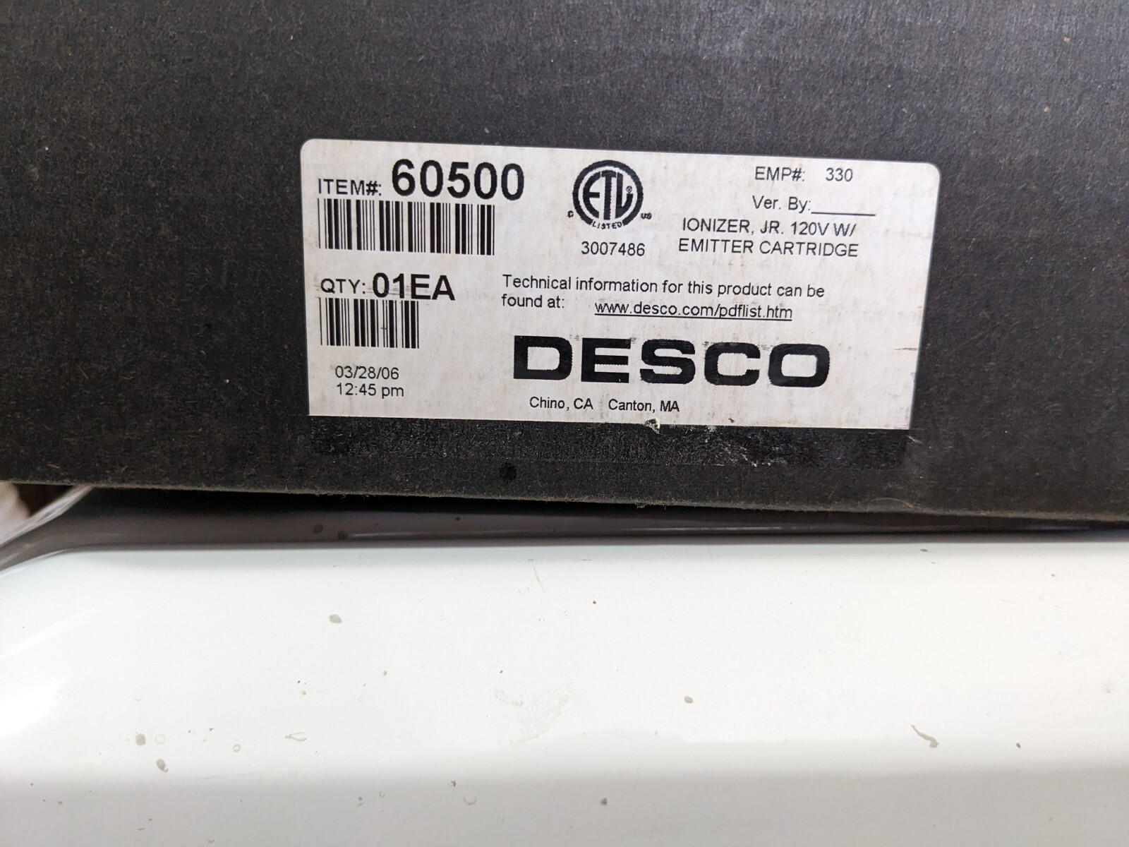 Desco Ionizer
