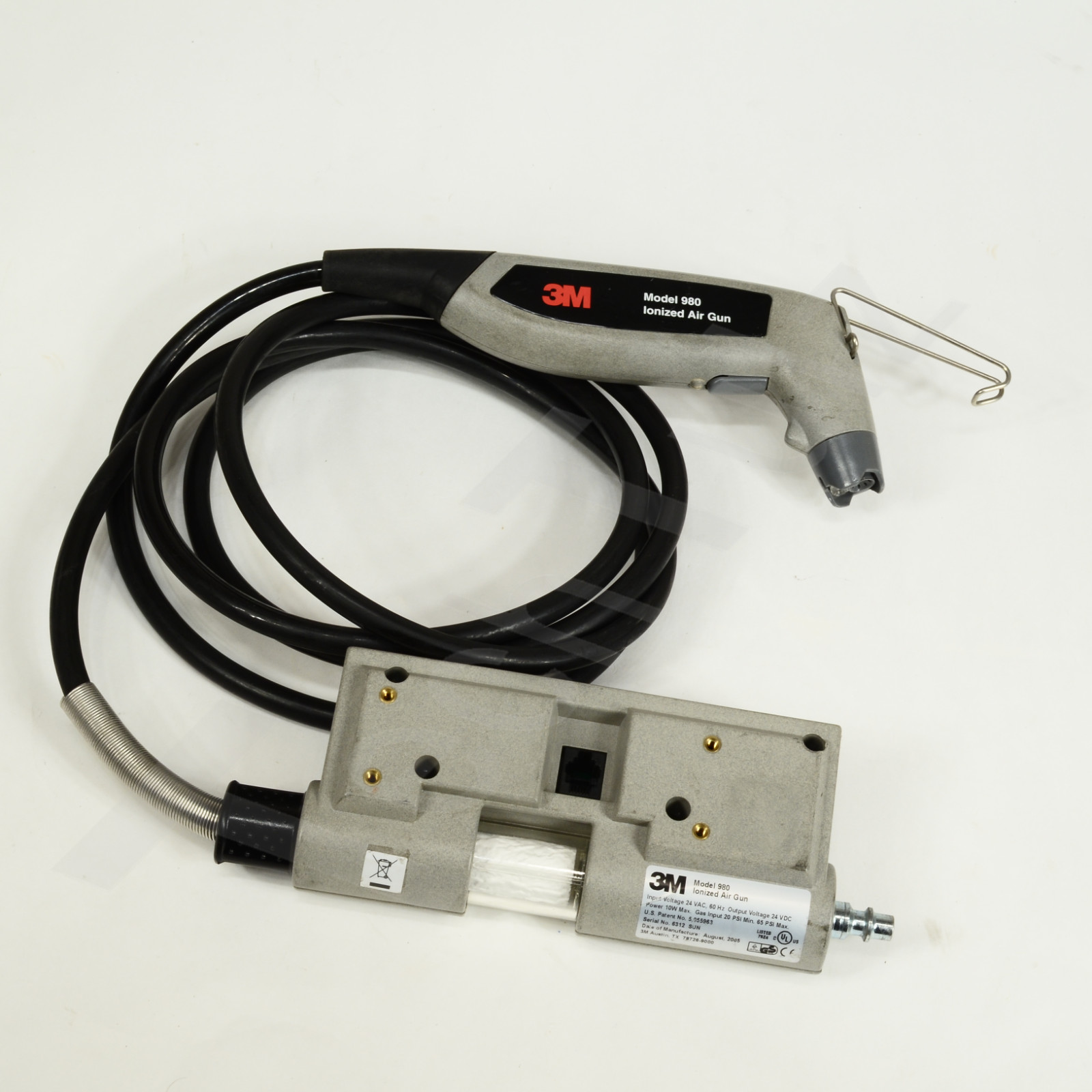 3M 980 Cleanroom-rated Ionizing Blow-off Gun – Refurbished – with Test Report