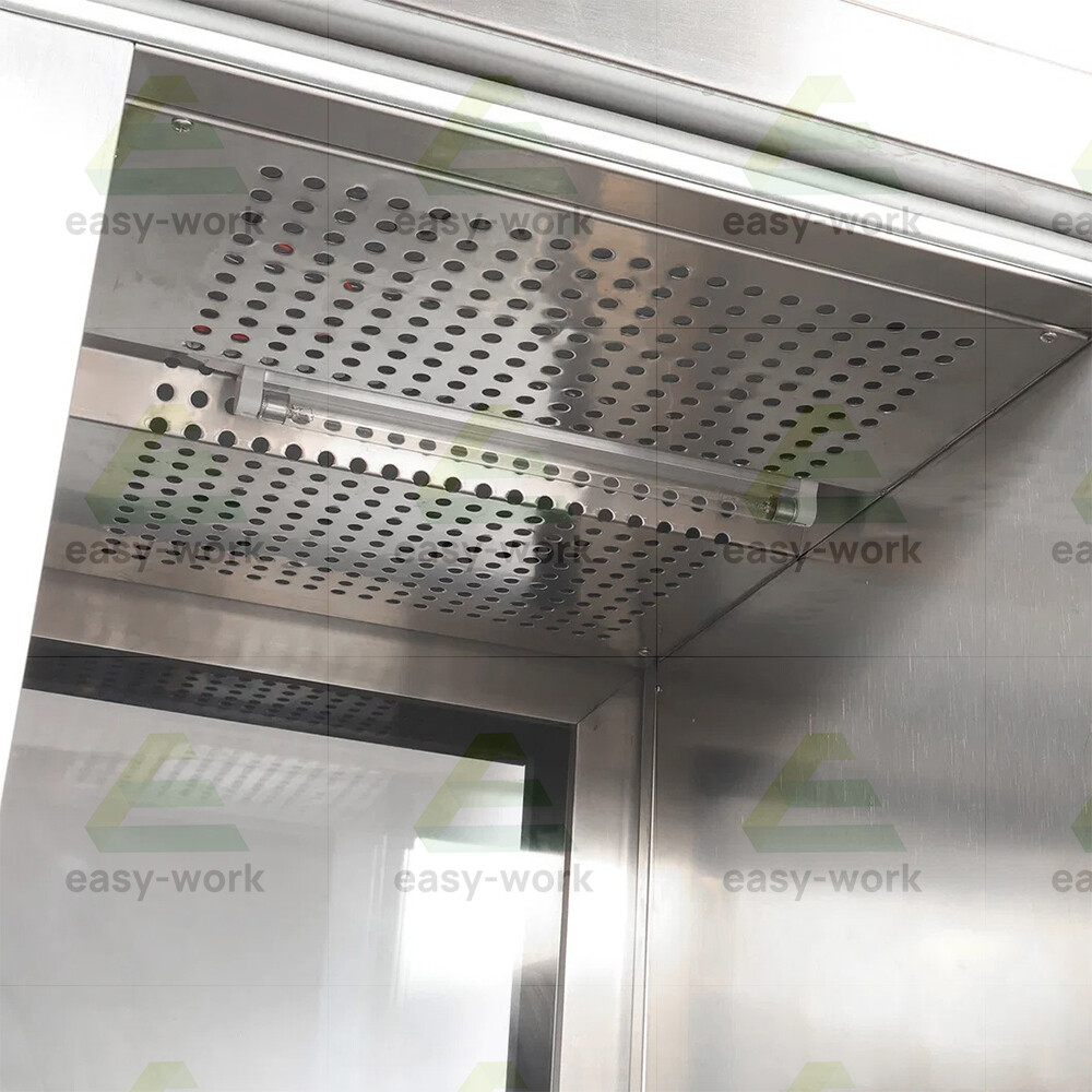 304 Stainless Steel Cleanroom Air Shower Dynamic Pass Box Lab Pass Through