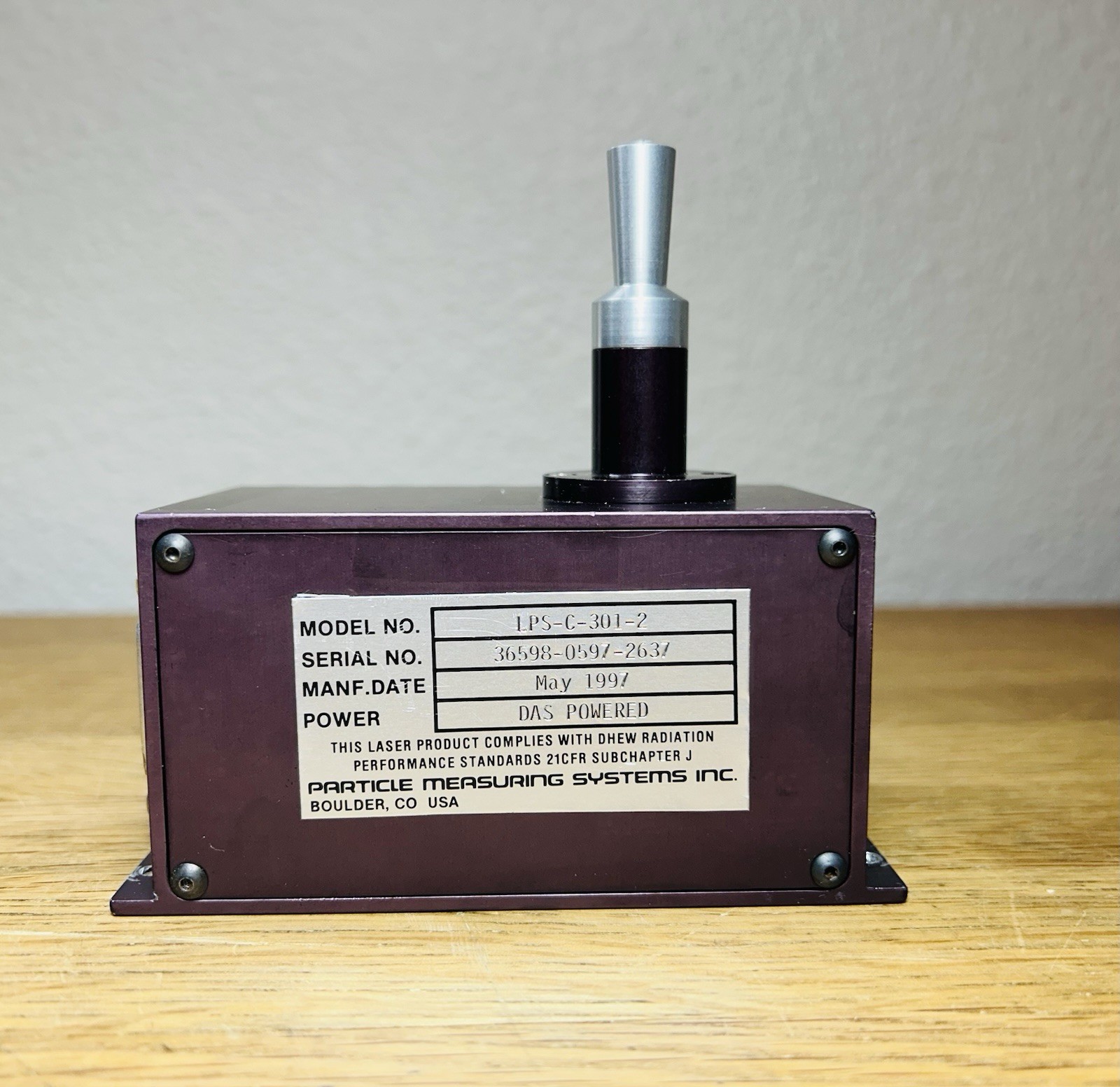 Particle Measuring Systems Laser Particle Sensor-C Model: LPS-C-301-2 Start Node