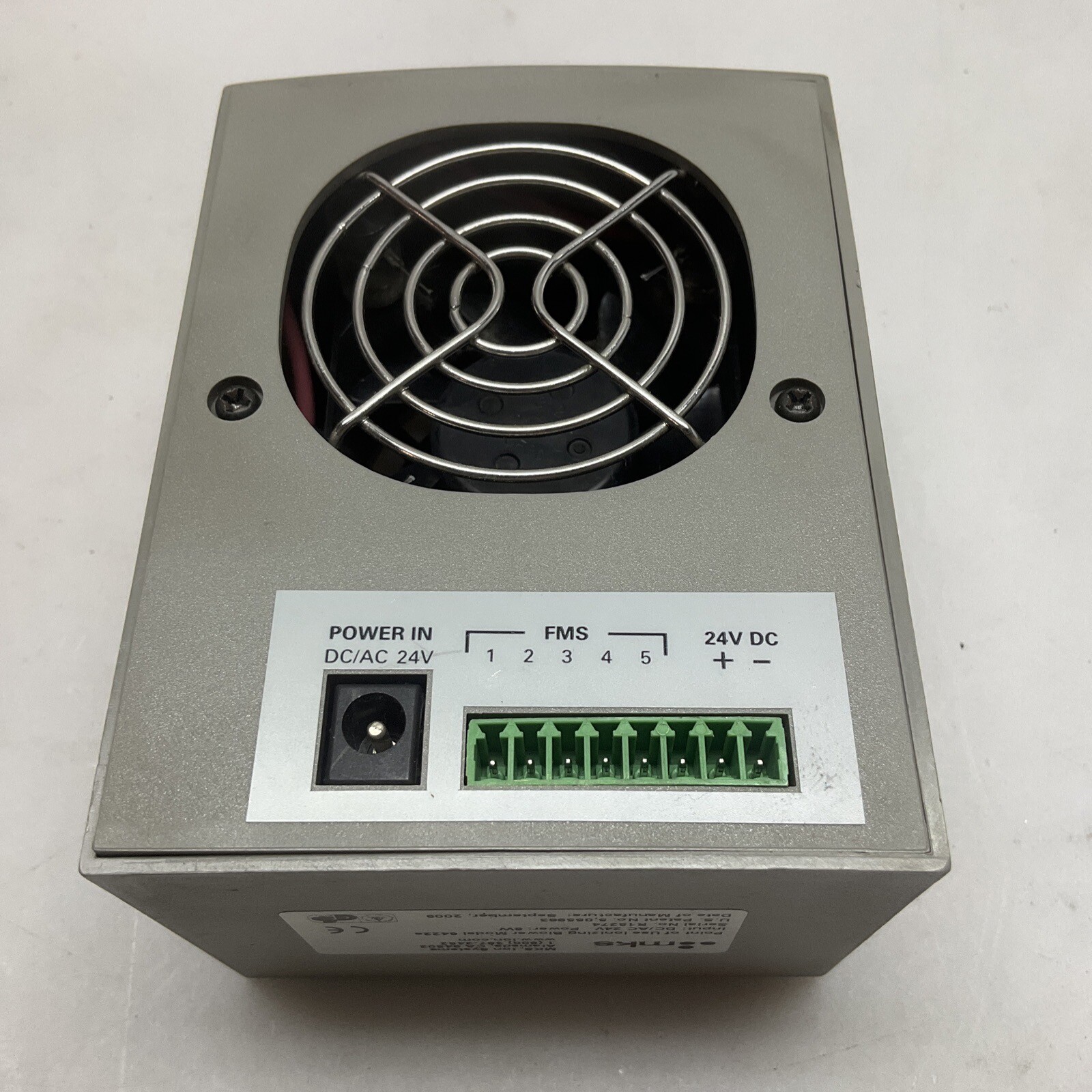 MKS 6422E Point Of Use Ionizing Blower 24v AC/DC 6 Watts *MISSING HANDLE