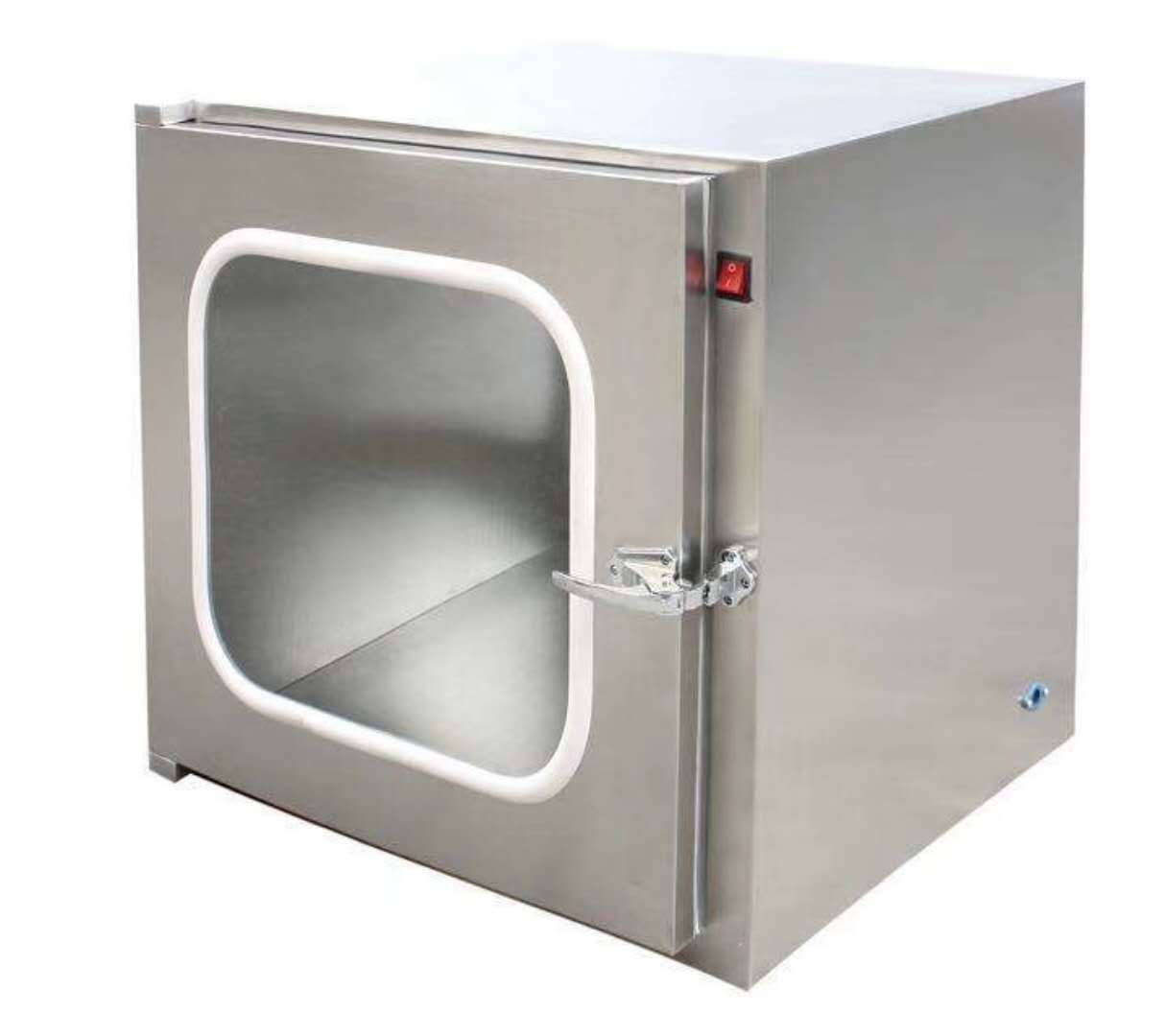 Portable Double Door Pass Through Box Lab Sterilization Cleanroom Tech Pass