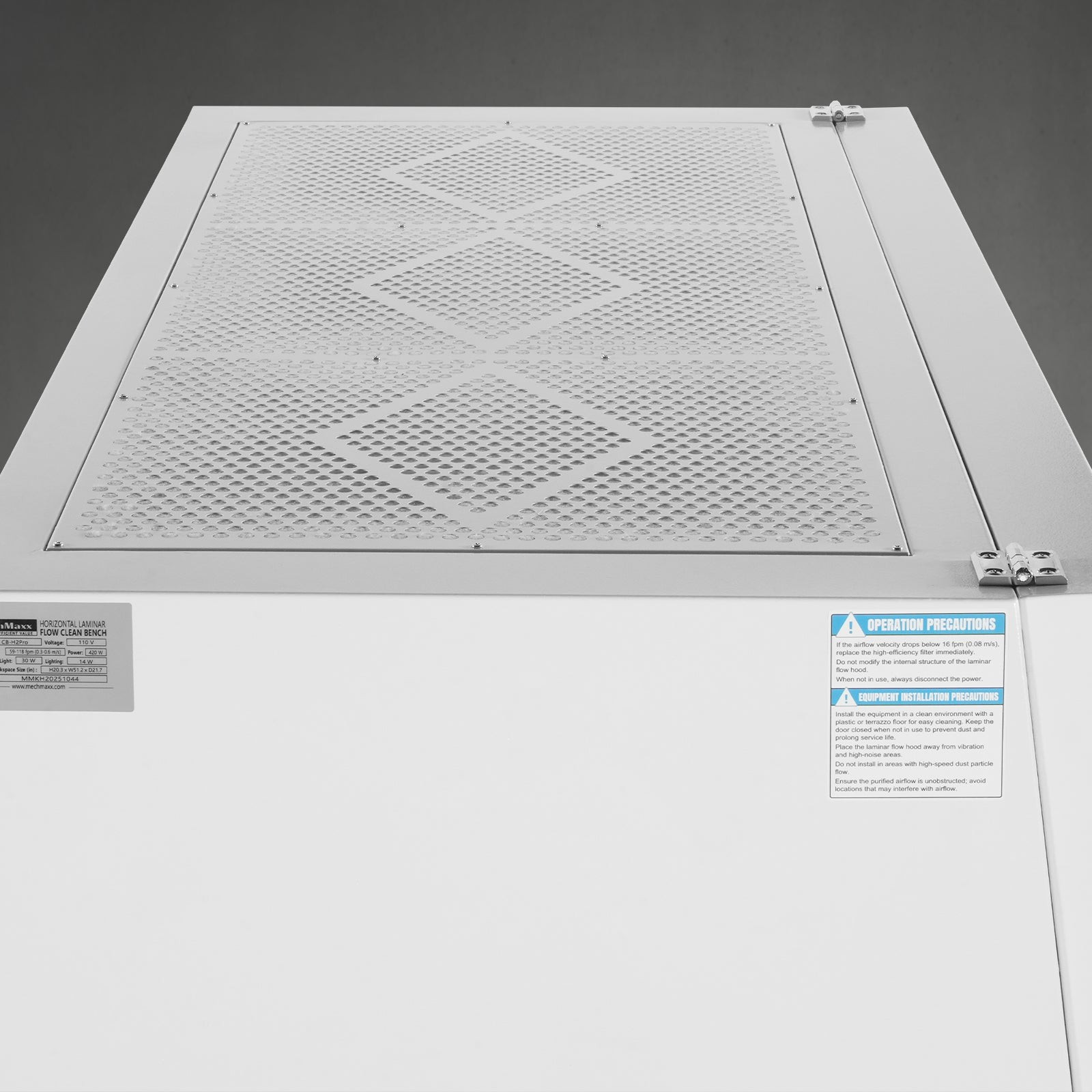 57.5” Horizontal Laminar Flow Clean Bench With HEPA&UV, ISO Class 5, CB-H2Pro