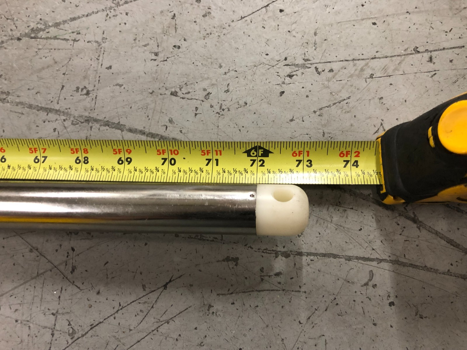 MicroNova SS Universal Extendable Handle #SSU-1S, w/ 18″ T-Mop, Cleanroom