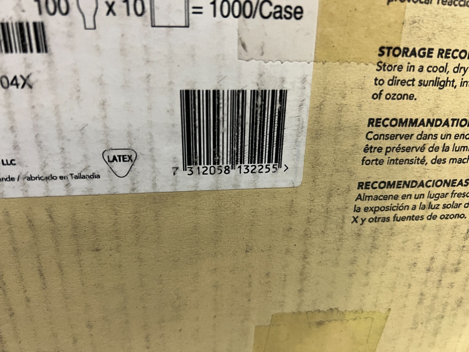 (QTY 1000) VWR International CertiClean 40101-148 Class 10 Latex Gloves, Size M