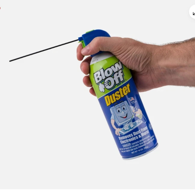 Blow Off Duster 10 oz. Can Air Removes Dust and Debris
