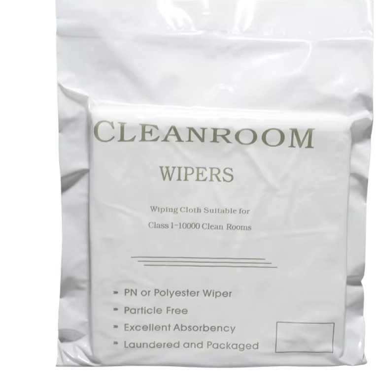 6″X6″ Cleanroom Soft Wipers Class 1-10000 Microfiber Dust Free Cloth 100 pcs/Bag