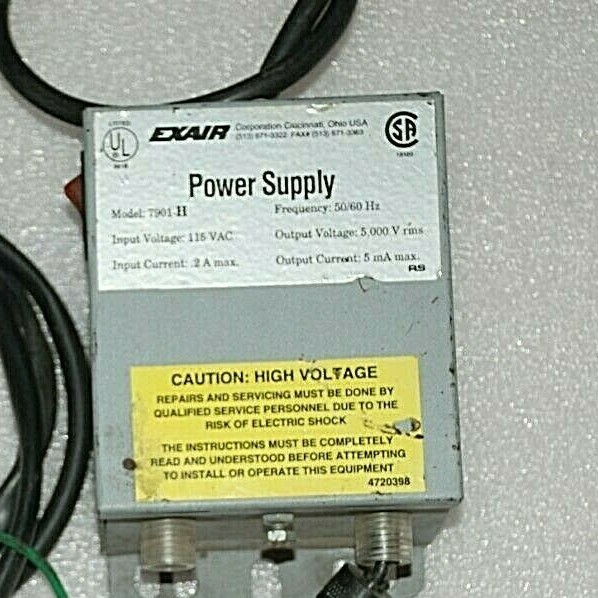 Exair 7901-H Power Supply Transformer for Ionizing Bar Ion Knife 5000Vrms @ 5mA