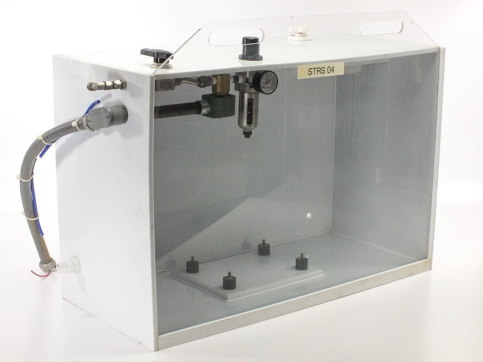 Plastic / Poly Hanging Clean Room Positive-Pressure Enclosure 27×11.5×18″ Custom