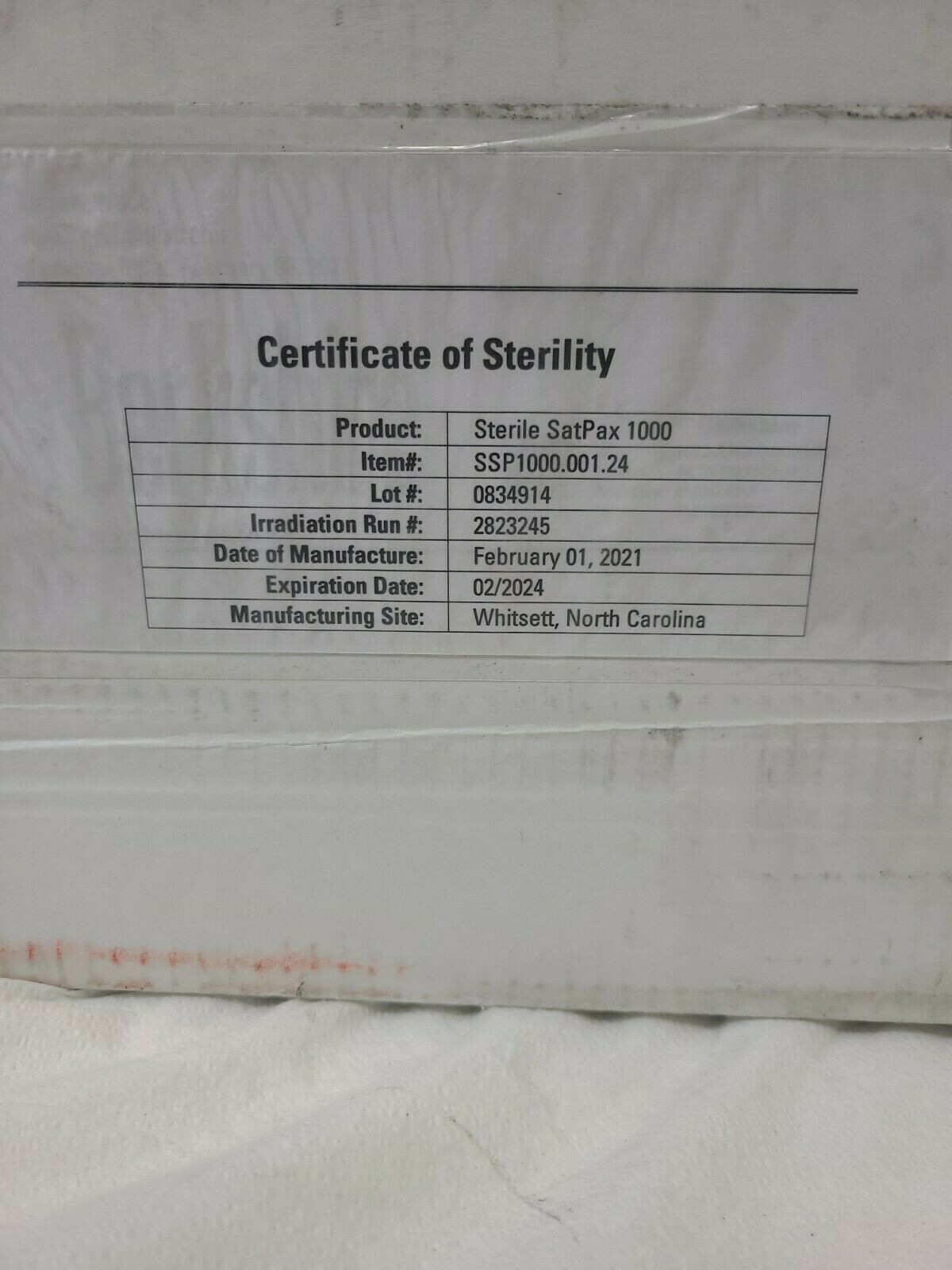Berkshire SSP1000.001.24 Cleanroom Sterile Wipe-30 ct Pack-9″x9″-White-LOT OF 2