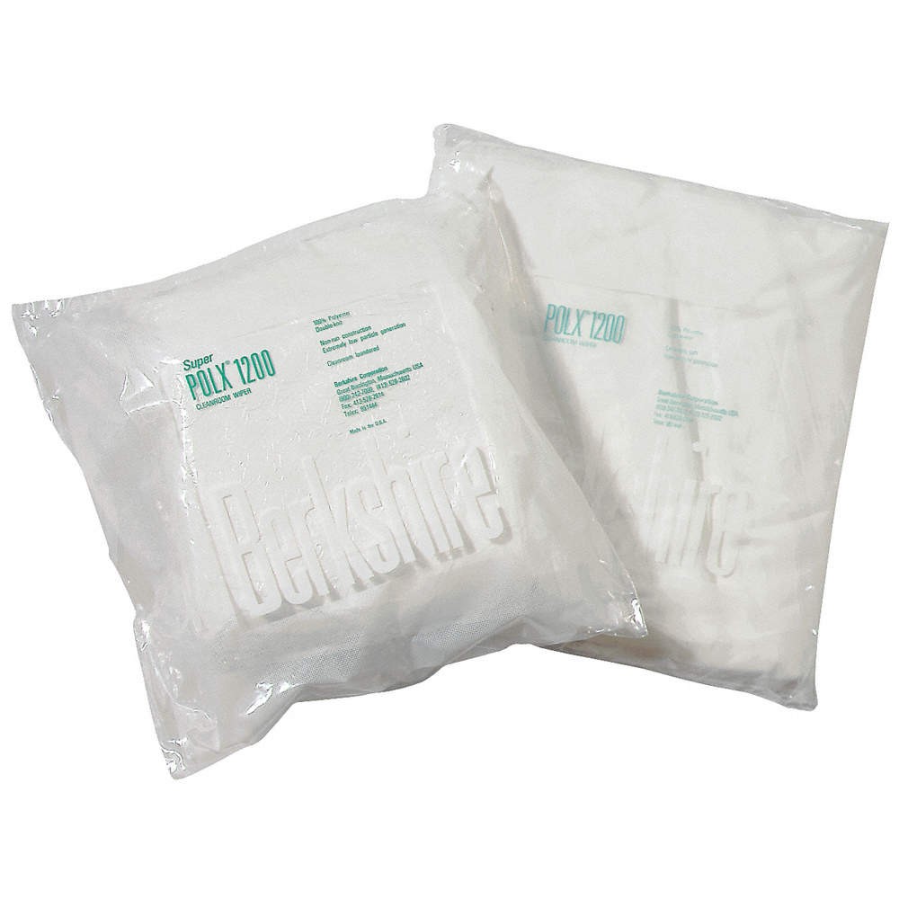 BERKSHIRE S1200.0909.8 Dry Wipe,9″ x 9″,White, PK150 3LDN2