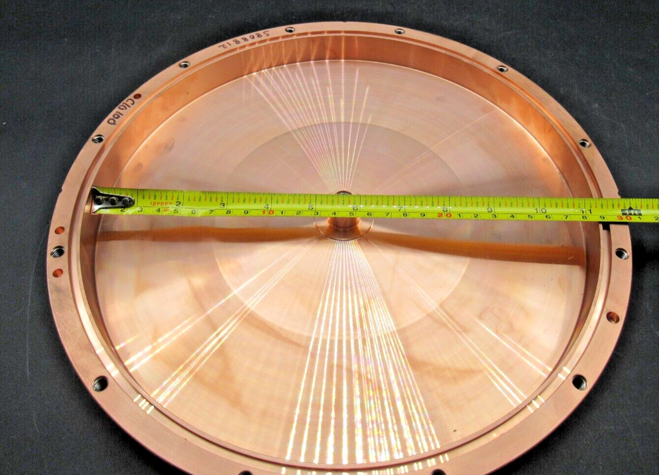 Weldaloy WP111234 REV. A Copper Backing Plate 4N D319, 85MMRMA12 *NEW W PAPERS*