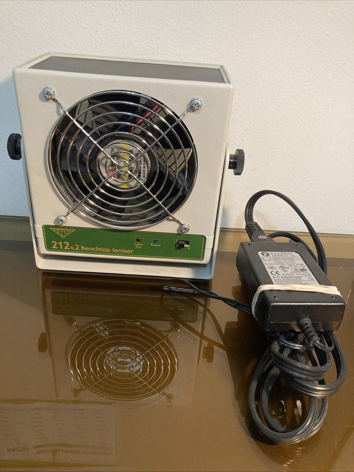 MEECH 212 V.2 Benchtop Ioniser With Power Adapter Cable Tested And In Nice Shape