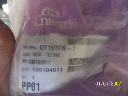 ENTEGRIS FLARETEK TEE 1″ OD PN: UT16TFN-1