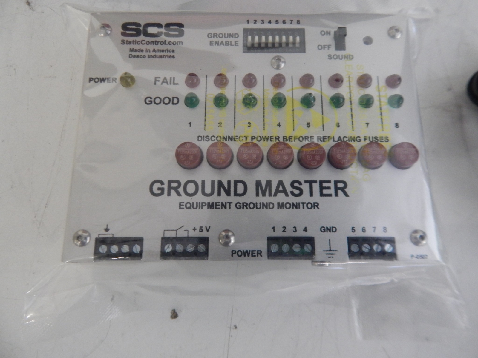 SCS GROUND MASTER EQUIPMENT GROUND MONITOR MODEL CTC065-RT-WW – NEW (PSM110)