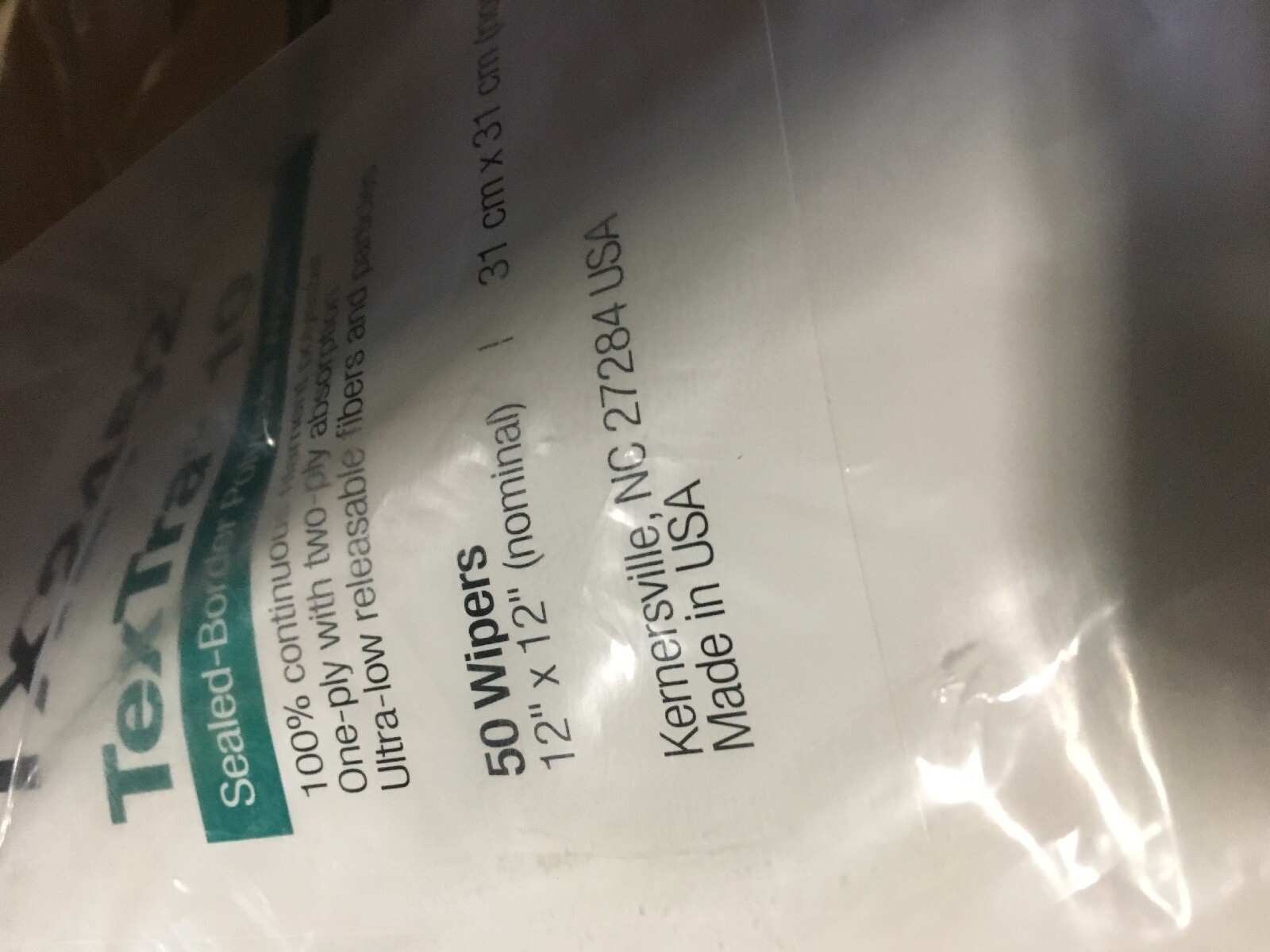 Texwipe TexTra® 10 TX2452 – 300 wipers/case (12″x12″) New And Sealed