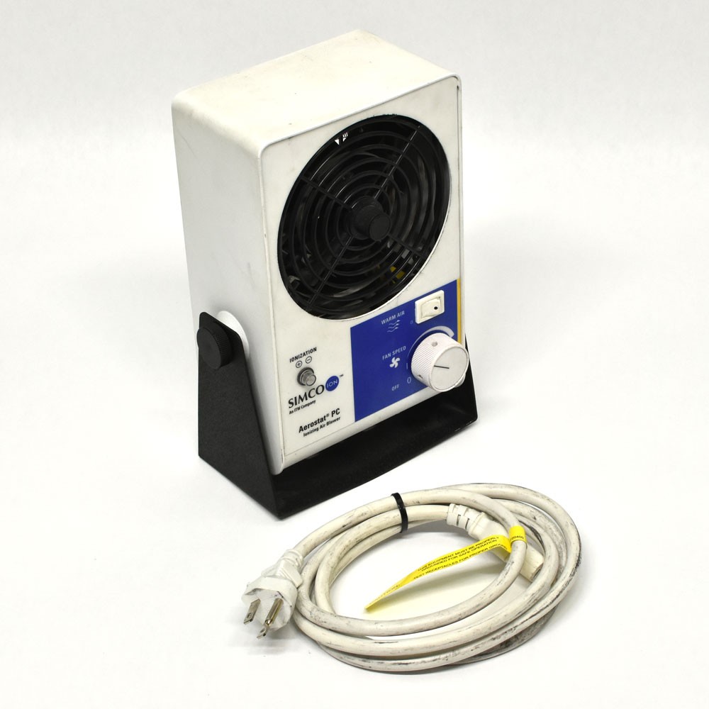 Simco-Ion Aerostat PC Ionizing Air Blower Static Ionizer 4003367 w/Damaged Stand