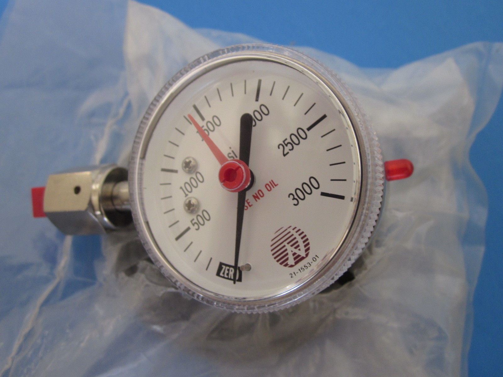 SPAN IPS 122 TYPE 1 High Purity Pressure Gauge w/ Indicating Pressure Switch