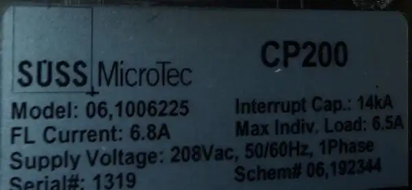 SUSSMicroTec CBC200 EU Bonder