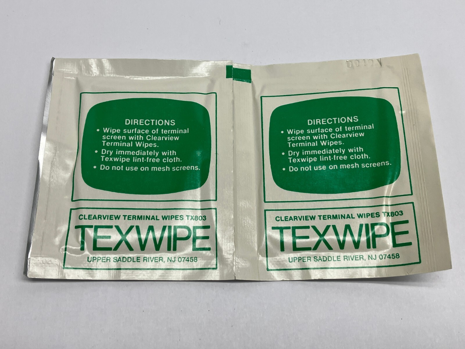Texwipe TX803 clearview Terminal Wipes w/ Antistatic Agent Added