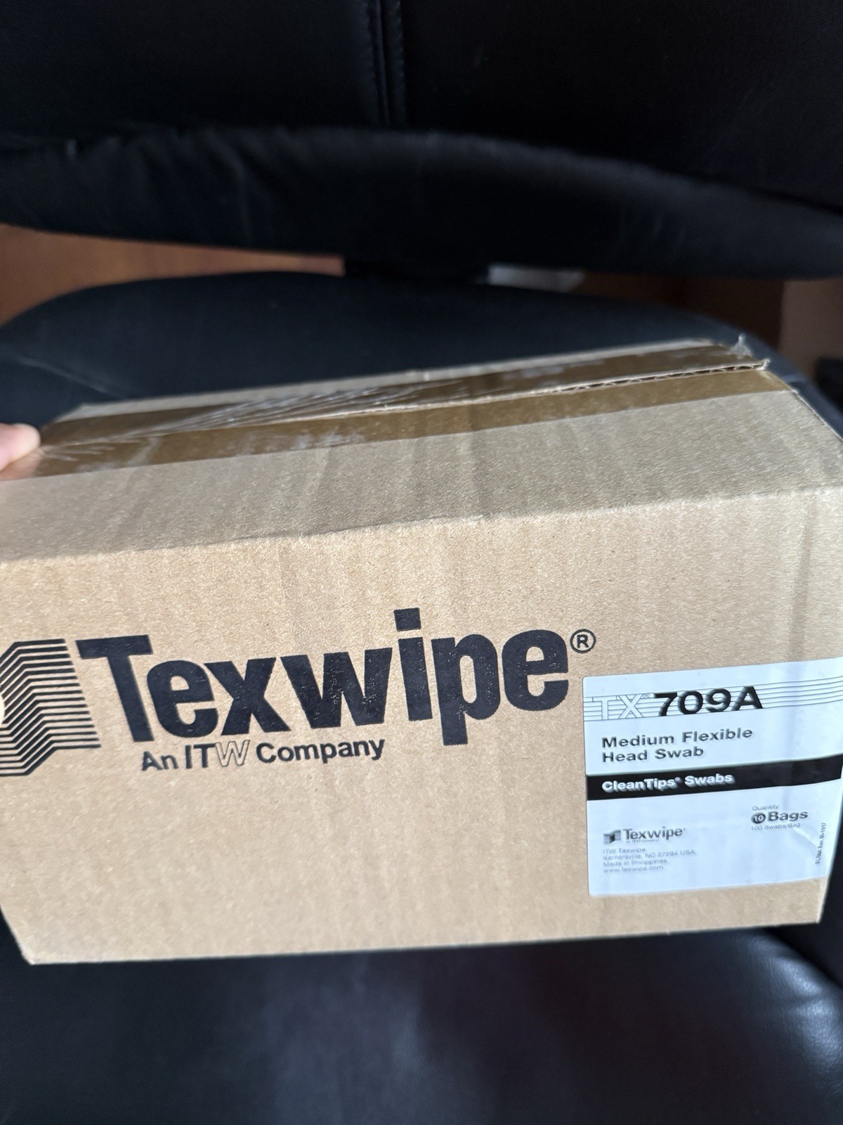 ITW Texwipe TX 709A Closed Cell CleanFoam Medium Flexible Head Swabs 1000 swabs