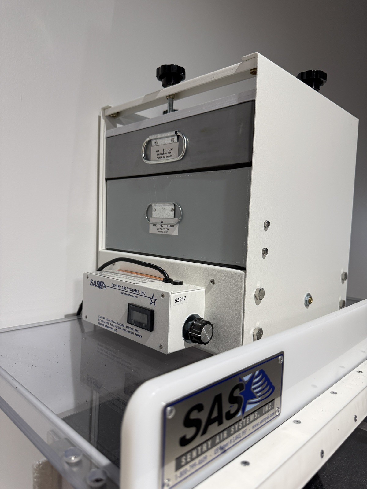 Sentry Air Systems 30” Portable Ductless Fume Hood. Model #SS-218-PCR