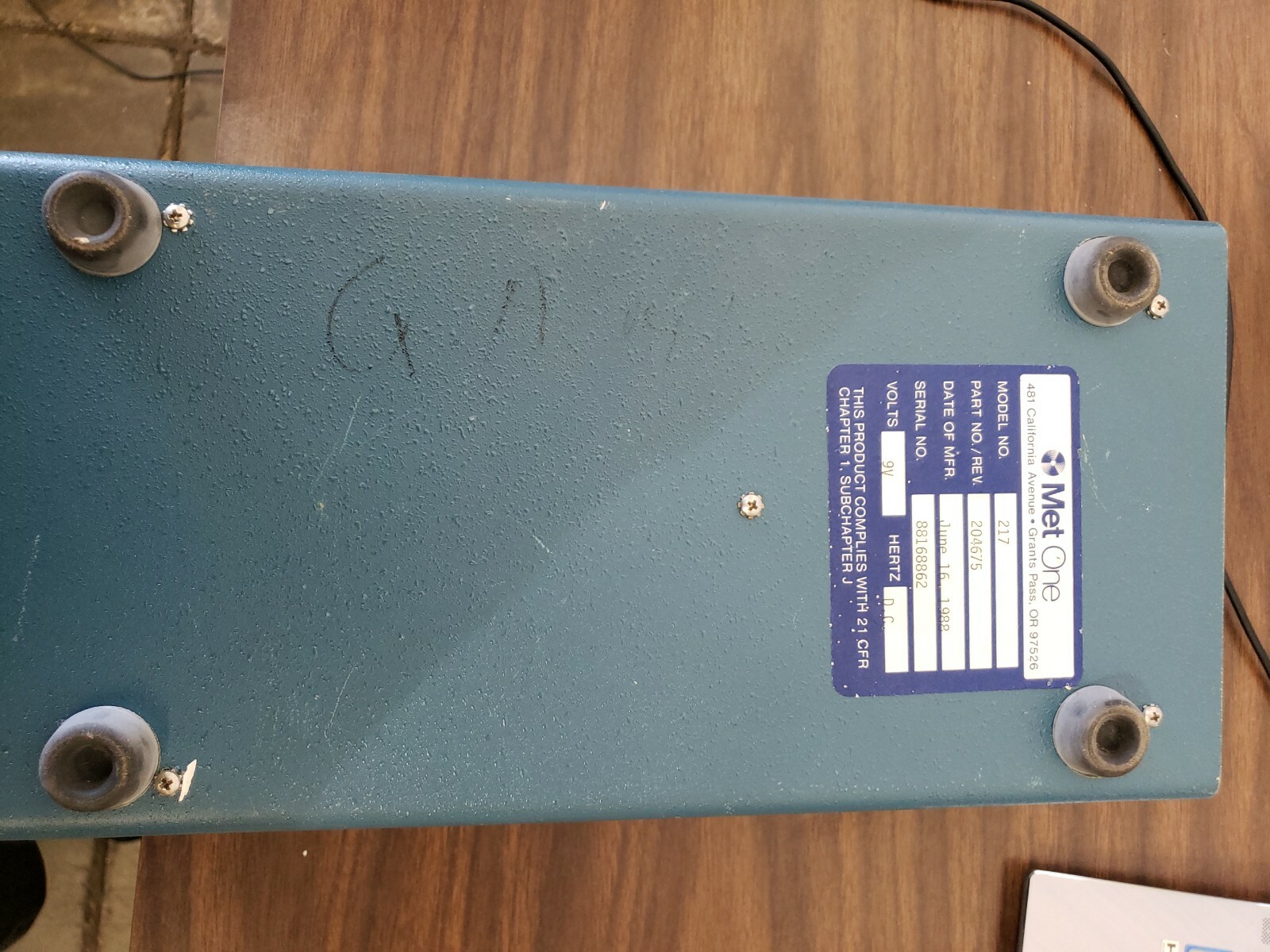 Met One 217 Particle Counter