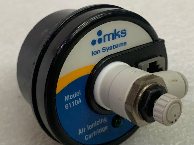 MKS Ion Systems 6110A In-line Ionizing Cartridge 24VAC Used Good Condition