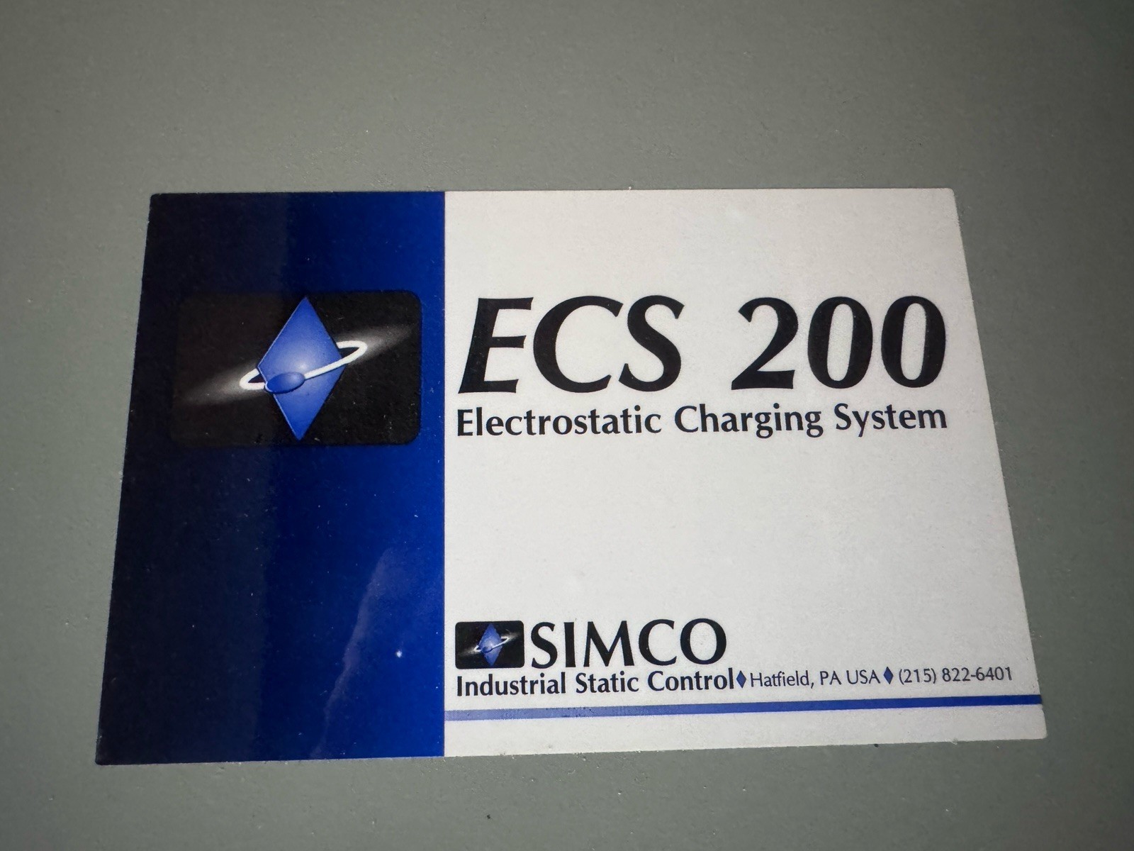 Simco ECS-200 Electrostatic Charging System 30kV Static Generator New In Box