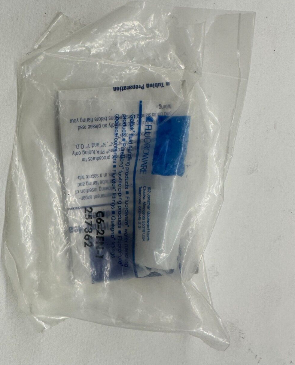 Entergris Fluoroware C6-2FN-1 3/8” Flaretek® Flared Tube x 1/8” MNPT