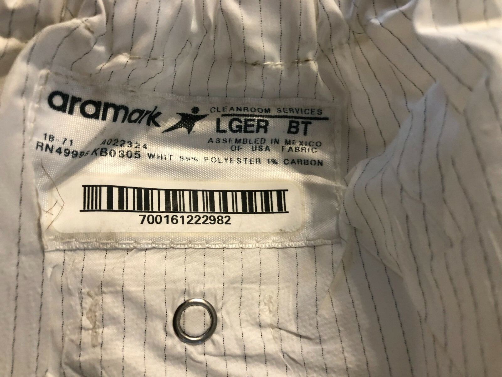 Aramark Lab Clean Room Boots, Shoes Size L LARGE