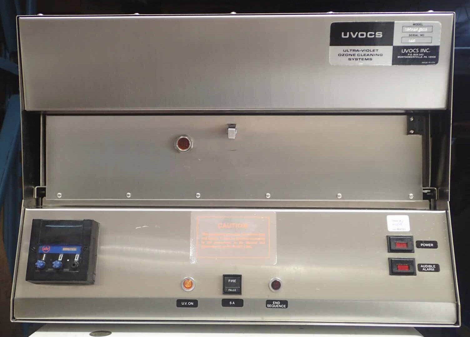 UVOCS T16X16/OES ULTRAVIOLET OZONE CLEANING SYSTEM 110V 60Hz REFURBISHED