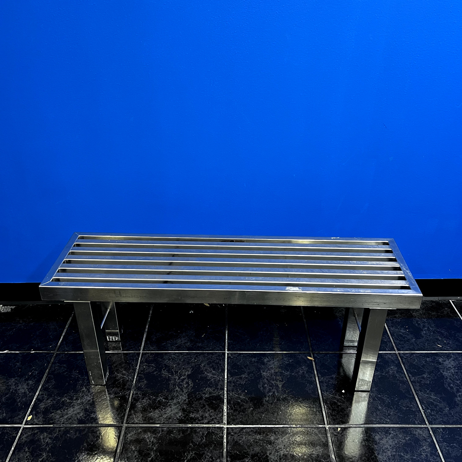 Cleanroom Stainless Steel Gowning Benches LxWxH=42″x12″x16″ Heavy Duty