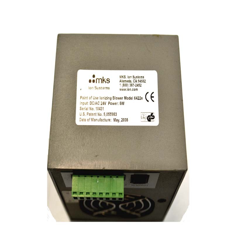 MKS Ion Systems 6422e IsoStat Point of Use Ionizing Blower 24V AC/DC 6W
