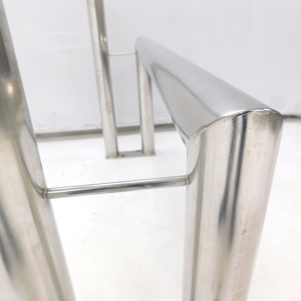 NTA Industries 3106C1 Cleanroom Dual Lean Rail Brushed Stainless Steel 48″W