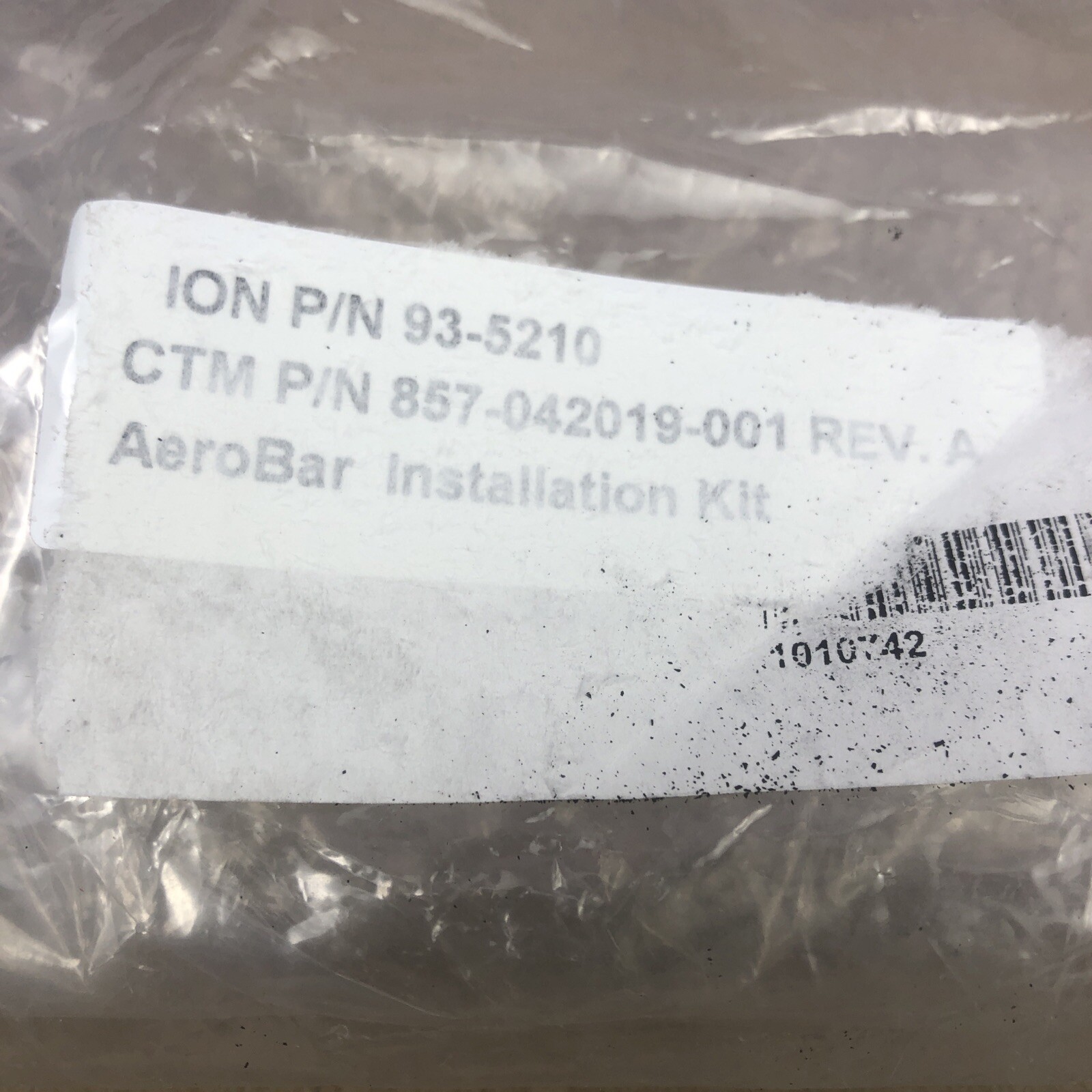 Simco Ion Systems AeroBar 93-5210, 93-5200 Installation Kit / Hardware