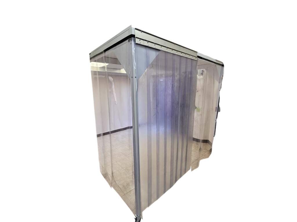 CLEAN AIR PRODUCTS VERTICAL FLOW SOFTWALL PORTABLE CLEANROOM CAP577F-WR-8X10X7’6