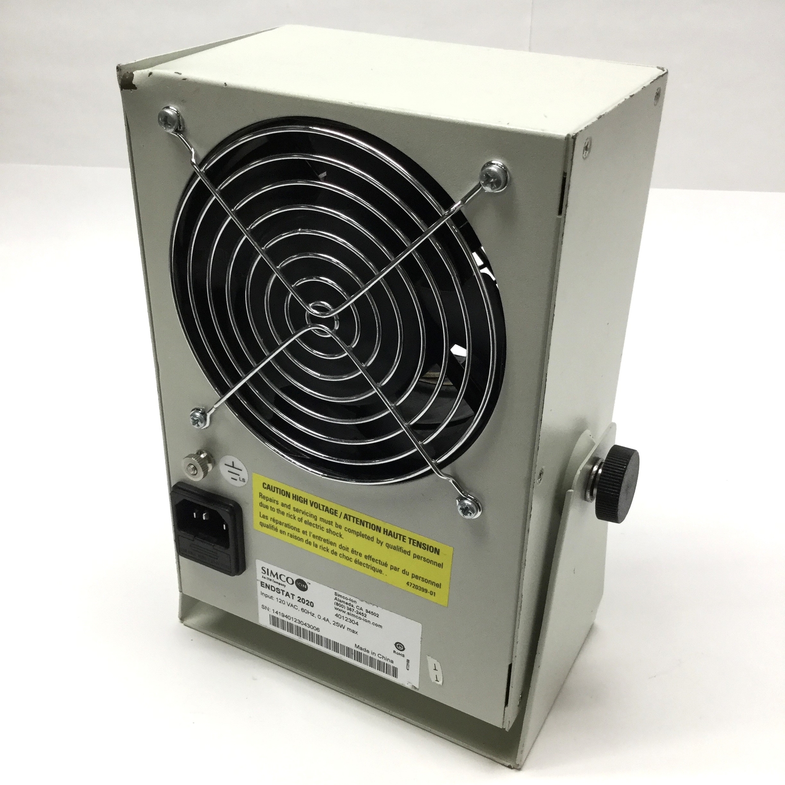 Simco-Ion 4012304 Endstat 2020 Benchtop Anti-Static Ionizing Air Blower, 120VAC