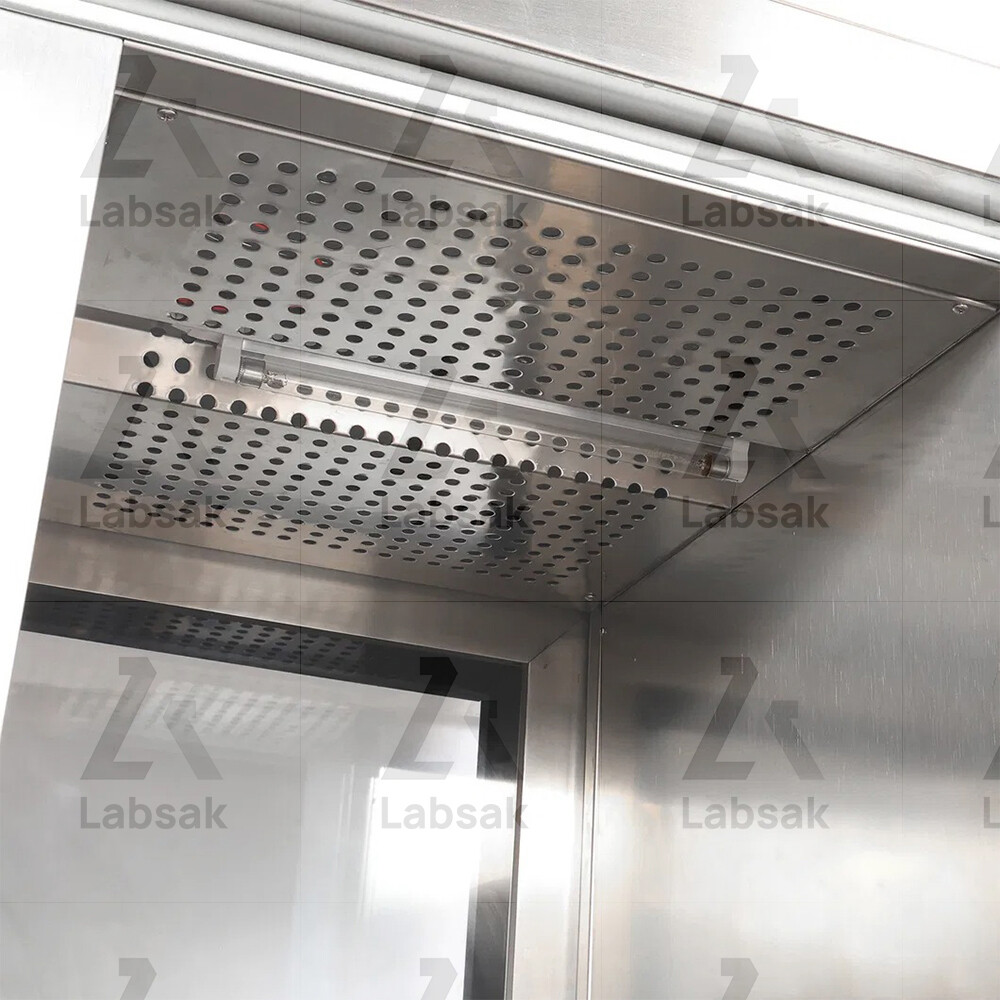 304 Stainless Transfer Window Cleanroom Transfer Cabinet Interlocking Transfer