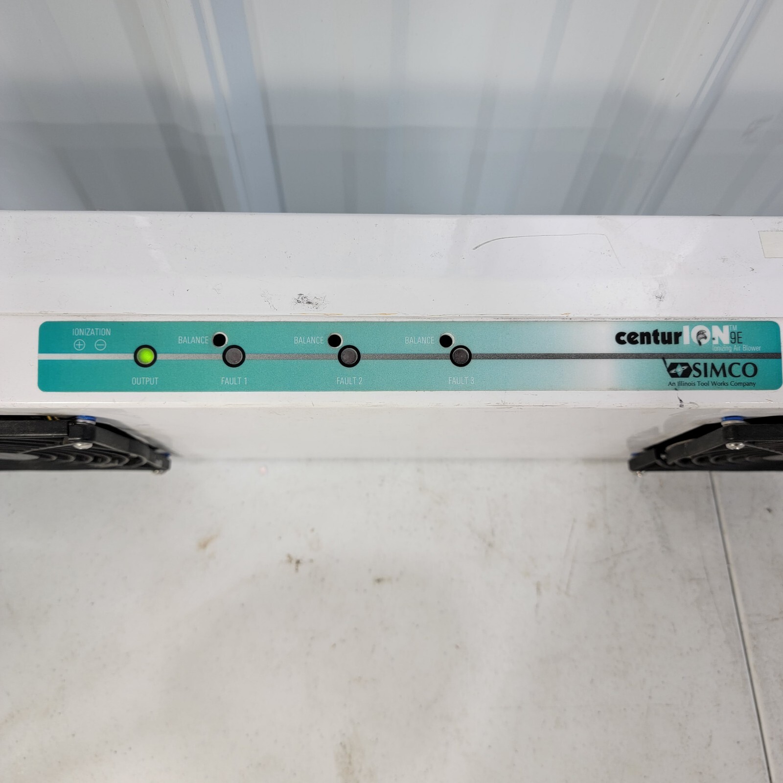 TESTED- READ- Simco Centurion 9E 3 Fan Ionizer 4009523 Ionizing System