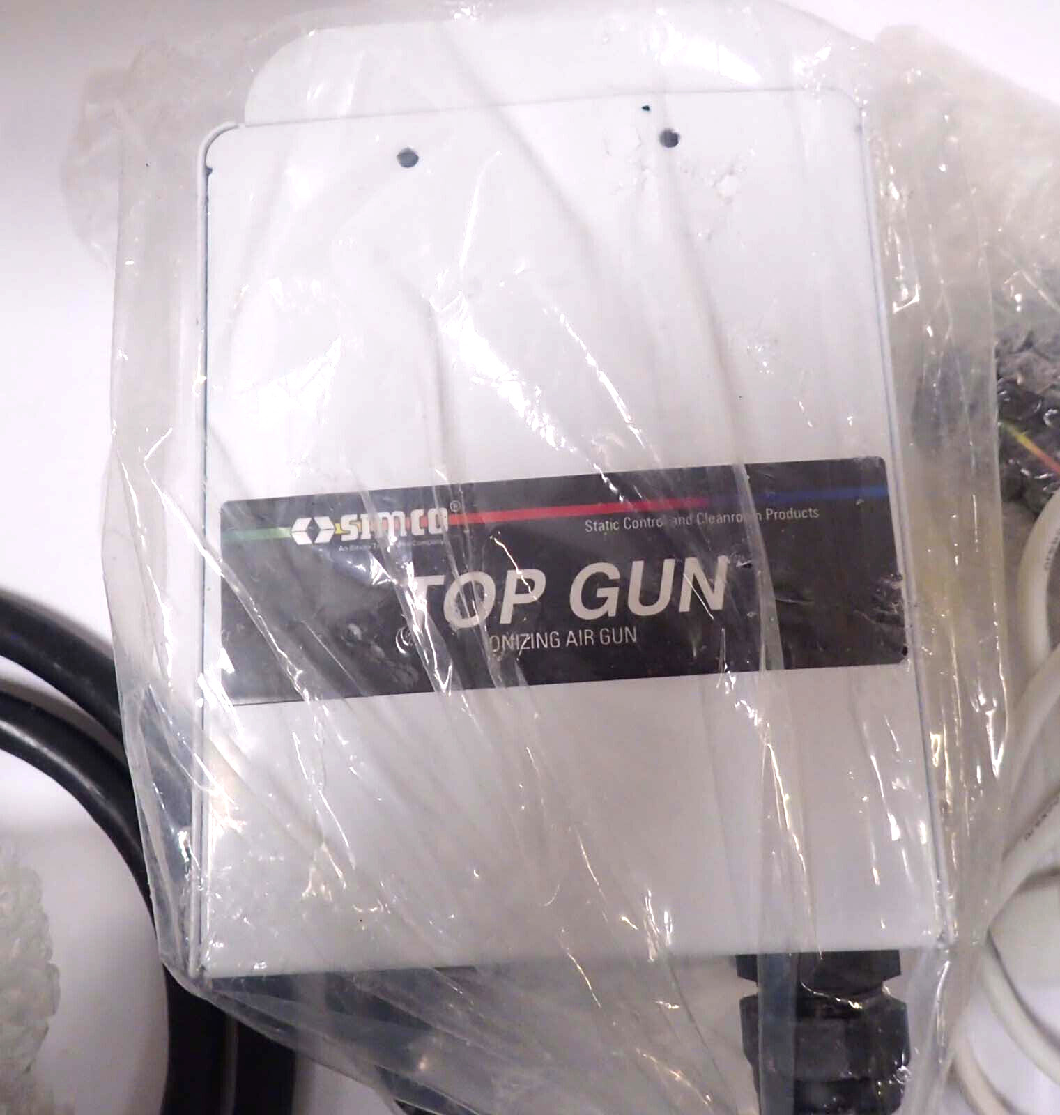 SIMCO TOP GUN SIDEKICK 4006992 IONIZING AIR GUN 120V IN: 100 PSI w/ FOOT PEDAL