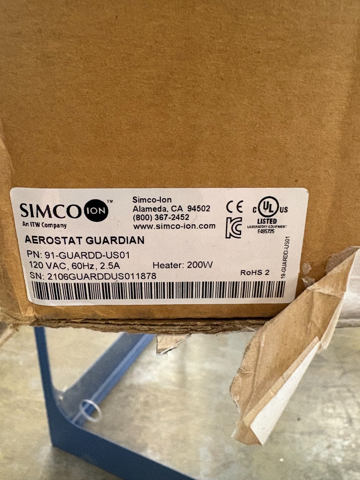 Simco-ION Aerostat FPD Ionizing Blower