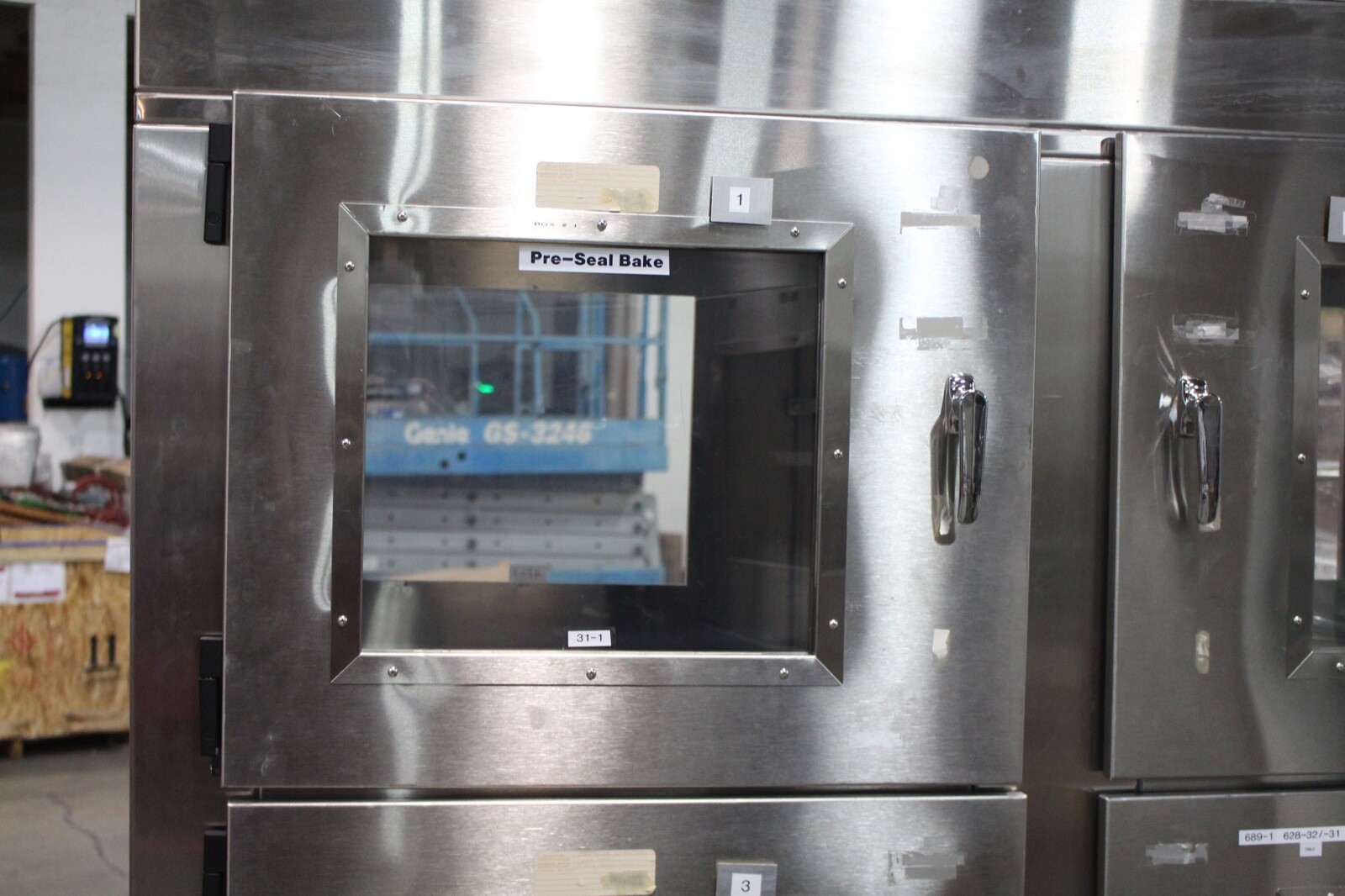 Atmos-Tech 6-Compartment Stainless Steel Clean Room PASS THROUGH Cabinet