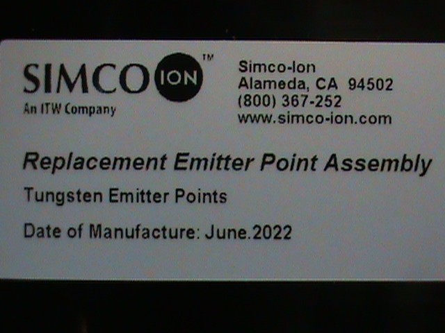 Lot of 2 Tungsten Emitter 91-6115T-EMT Replacement Emitter Point Assembly