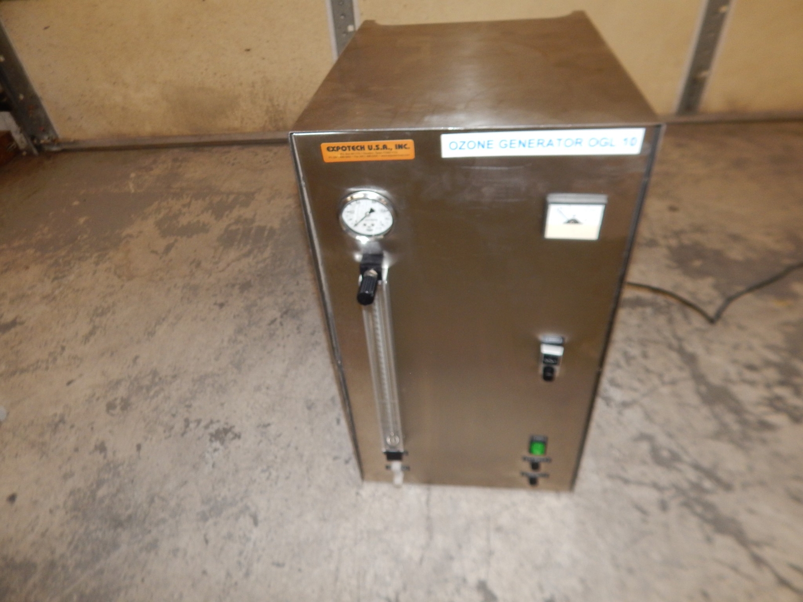 VTU EXPOTECH MODEL OGL10 OZONE GENERATOR (#4471)