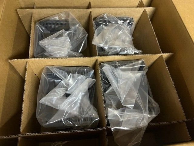 ENTEGRIS 150 mm (6 inch) PEEK Wafer Cassette, KA182-60MB-47C02, LOT OF 4
